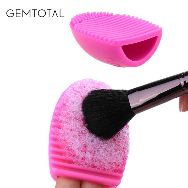 Wholesale Fashion Cleaning Brush Egg Wash Silica Makeup Brush Cosmetic Tools Cleaning Makeup Washing Brush