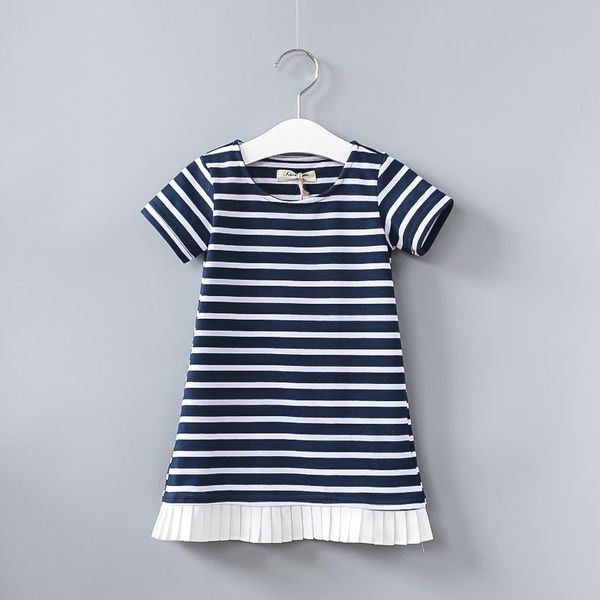 new girls dresses kids short sleeves white and black striped cotton dresses fashion children clothing bebe vestidos, Red;yellow
new girls dresses kids short sleeves white and black striped cotton dresses fashion children clothing bebe vestidos, Red;yellow