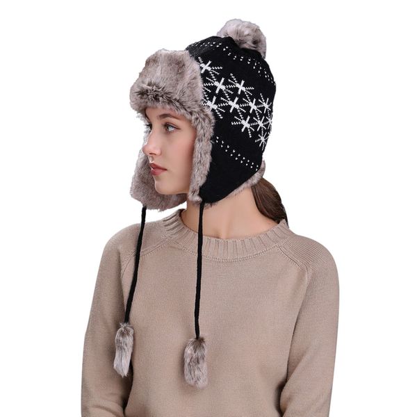 snow beanie cap ski thick knit wool popular warm women winter hat with ear flaps snow beanie cap hat dropship 2018 <=487g##, Blue;gray
snow beanie cap ski thick knit wool popular warm women winter hat with ear flaps snow beanie cap hat dropship 2018 <=487g##, Blue;gray