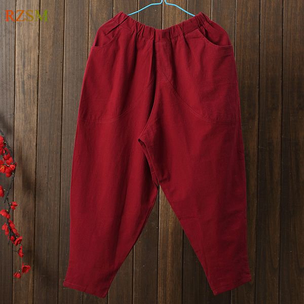 literature and art summer women coon linen ankle-length pants casual loose trousers women bloomers big size harem pants female, Black;white
literature and art summer women coon linen ankle-length pants casual loose trousers women bloomers big size harem pants female, Black;white