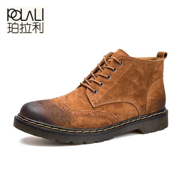 polali men ankle boots fashion spring/autumn footwear genuine leather mens shoes lace up casual new short boot brown gray green, Black
polali men ankle boots fashion spring/autumn footwear genuine leather mens shoes lace up casual new short boot brown gray green, Black