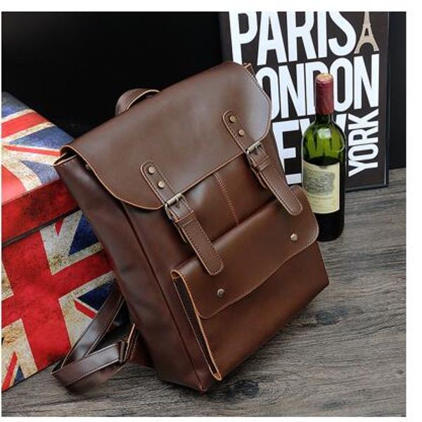 brand men's backpack pu leather backpacks male school bags lapbackpack man waterproof travel backpack leisure stylish vintage luggage
brand men's backpack pu leather backpacks male school bags lapbackpack man waterproof travel backpack leisure stylish vintage luggage