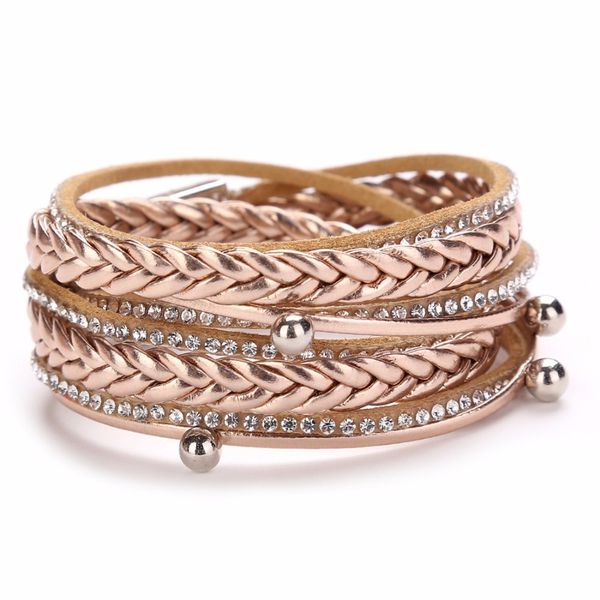 diezi 8 color multilayers wrap weave bracelet for women fashion bohemia leather bracelets & bangle femme party jewelry, Golden;silver
diezi 8 color multilayers wrap weave bracelet for women fashion bohemia leather bracelets & bangle femme party jewelry, Golden;silver