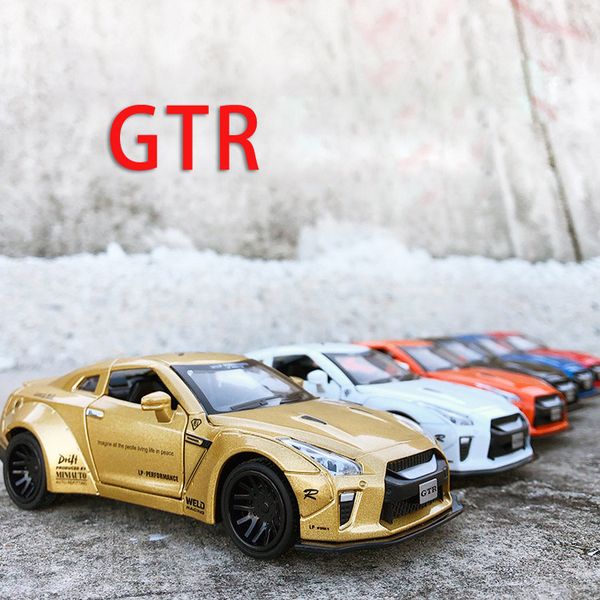 1/32 Nissan GTR литье под давлением сплава тянуть назад автомобиль игрушка подарок / кол
1/32 Nissan GTR литье под давлением сплава тянуть назад автомобиль игрушка подарок / кол