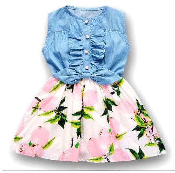 latest round collar with cowboy sleeveless lemon pattern button girl dress party princess 6 7 8 year birthday cowboy dress, Red;yellow
latest round collar with cowboy sleeveless lemon pattern button girl dress party princess 6 7 8 year birthday cowboy dress, Red;yellow