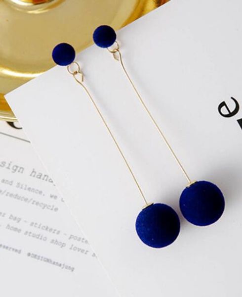 fashion red black plush ball drop earrings for women korea personality round long tassel earrings statement jewelry gift e0371, Silver
fashion red black plush ball drop earrings for women korea personality round long tassel earrings statement jewelry gift e0371, Silver