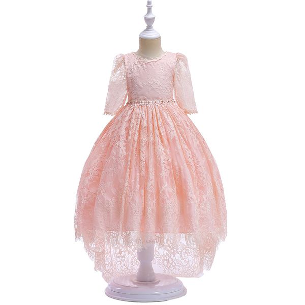 small children's lace dress girls flowers lace swallowtail princess dress sleeves backless wedding dress, Red;yellow
small children's lace dress girls flowers lace swallowtail princess dress sleeves backless wedding dress, Red;yellow