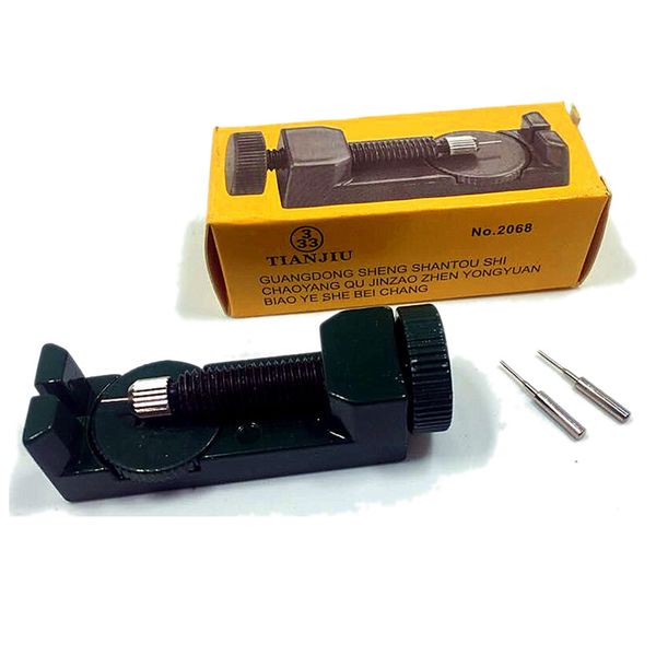 professional watch band & bracelet repair accessories adjustable link pin remover repair tool with 2 spare pins
professional watch band & bracelet repair accessories adjustable link pin remover repair tool with 2 spare pins