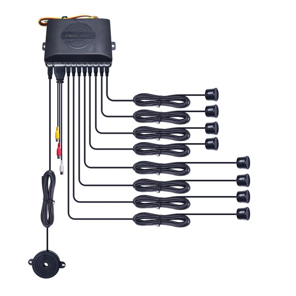 LEEWA Car 8 Sensors Dual Rearview Visual Video Parking Sensor Backup Radar System SKU#:2848
LEEWA Car 8 Sensors Dual Rearview Visual Video Parking Sensor Backup Radar System SKU#:2848