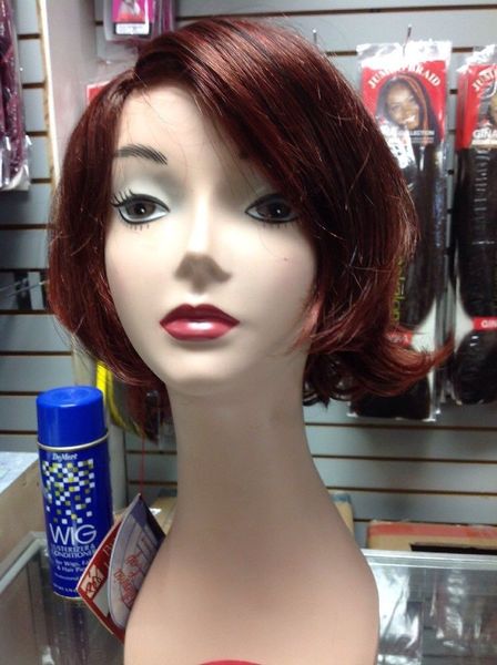 red auburn wig with flips in the back beverly johnson, Black;brown
red auburn wig with flips in the back beverly johnson, Black;brown