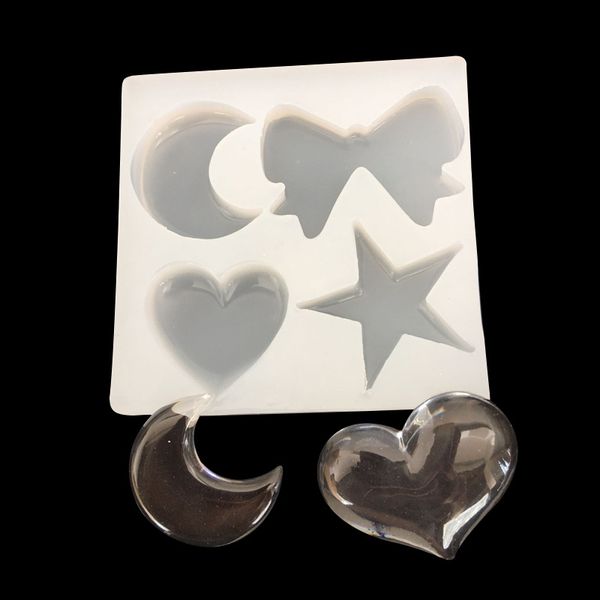 mirror crystal drop mould silicon mold star moon bow heart translucent ornaments 16076
mirror crystal drop mould silicon mold star moon bow heart translucent ornaments 16076