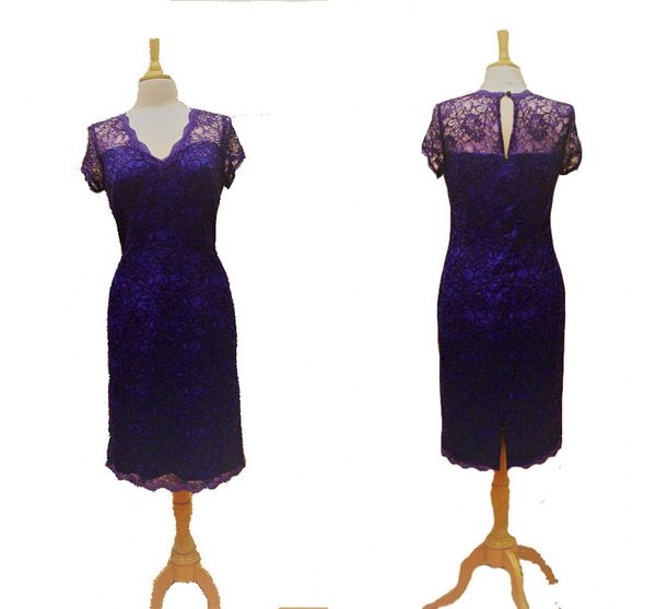 purple lace short mother of the bride dresses v neck short sleeves sheath tea length wedding guest dresses mother party dresses, Black;red
purple lace short mother of the bride dresses v neck short sleeves sheath tea length wedding guest dresses mother party dresses, Black;red