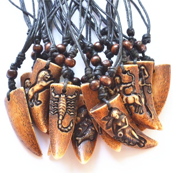 drop shipping imitation yak bone carved 12 signs zodiac constellations pendants necklace for men women amulet wholesale 12pcs mn452, Silver
drop shipping imitation yak bone carved 12 signs zodiac constellations pendants necklace for men women amulet wholesale 12pcs mn452, Silver