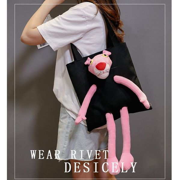purses portable handbags designer brand handmade cartoon leopard cute fashion shopping tote doll storage luxury backpack bag canvas bag jcga, Red;black
purses portable handbags designer brand handmade cartoon leopard cute fashion shopping tote doll storage luxury backpack bag canvas bag jcga, Red;black
