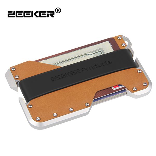 zeeker new rfid men credit card wallet cool slim metal business card case travel card holder, Brown;gray
zeeker new rfid men credit card wallet cool slim metal business card case travel card holder, Brown;gray