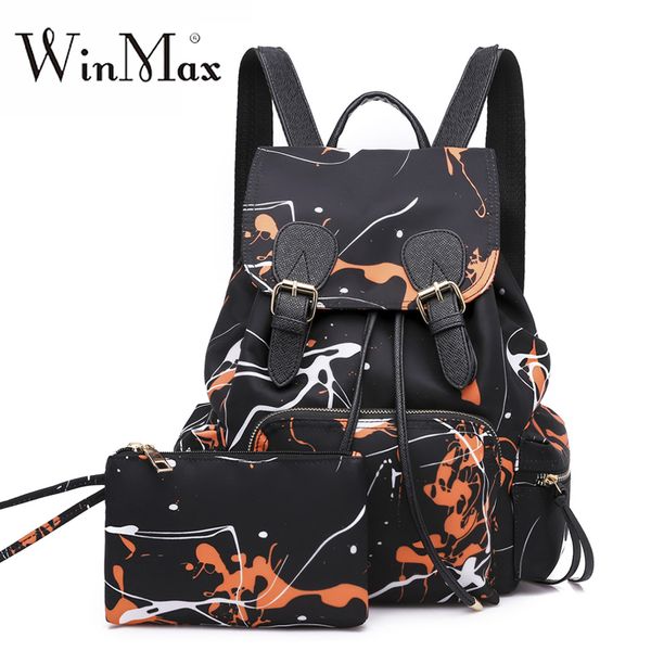 vintage graffiti women backpack for teenage girls school bags large drawstring backpacks nylon waterproof black bag
vintage graffiti women backpack for teenage girls school bags large drawstring backpacks nylon waterproof black bag