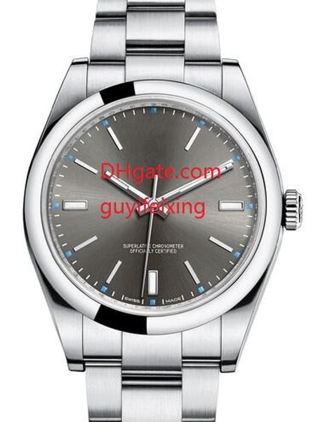 2018 new fashion mens watch perpetual 39mm 114300 gray dial sapphire glass 2813 movement automatic steel mens casual watch wristwatches, Slivery;brown
2018 new fashion mens watch perpetual 39mm 114300 gray dial sapphire glass 2813 movement automatic steel mens casual watch wristwatches, Slivery;brown