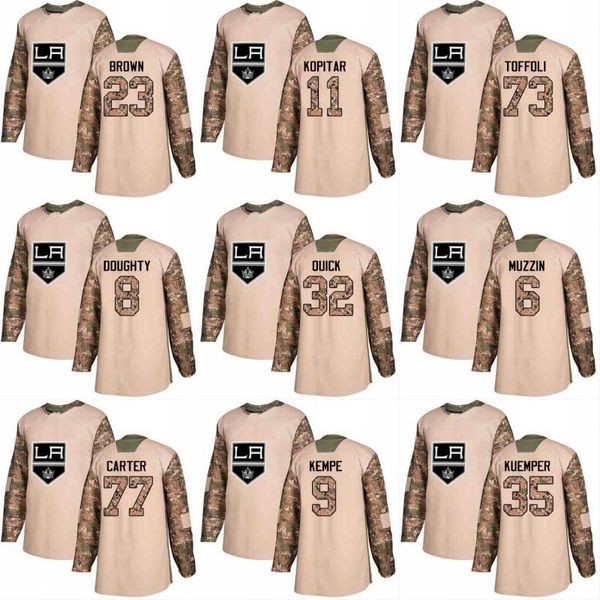 2018 Camo Veterans Day 32 Jonathan Quick 35 Darcy Kuemper 6 Jake Muzzin 27 Alec Martinez Los Angeles Kings Custom Hockey Jerseys
2018 Camo Veterans Day 32 Jonathan Quick 35 Darcy Kuemper 6 Jake Muzzin 27 Alec Martinez Los Angeles Kings Custom Hockey Jerseys
