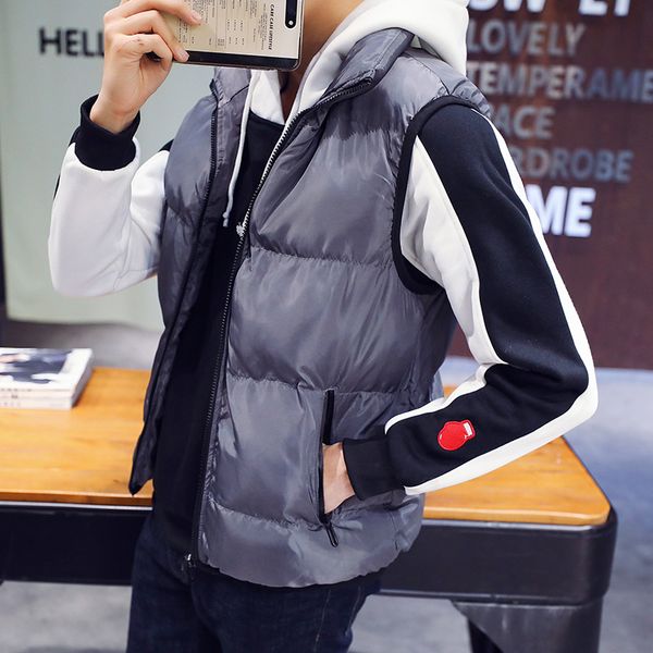fashion asain style men vest thicker warm winter jacket men cotton vest hooded plus size casual winter coat clothes, Black;white
fashion asain style men vest thicker warm winter jacket men cotton vest hooded plus size casual winter coat clothes, Black;white