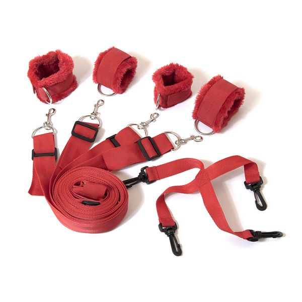 red new fur ankle kit restraint for hand & cuff bondage adults fetish bed sexuelstoys under #t56jouets pldac, Red;black
red new fur ankle kit restraint for hand & cuff bondage adults fetish bed sexuelstoys under #t56jouets pldac, Red;black