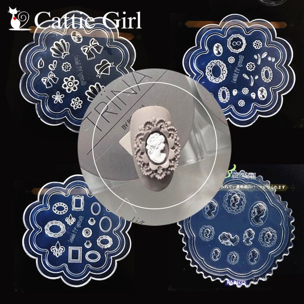 1pc frame 3d acrylic mold palace nail art decorations royal court diy design silicone heart nail art templates nails portrait, White
1pc frame 3d acrylic mold palace nail art decorations royal court diy design silicone heart nail art templates nails portrait, White