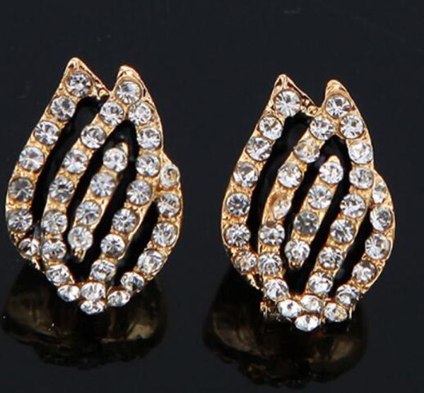new european and american popular elegant crystal tulip flower ear nail temperament personality joker earrings fashion classic exquisite, Silver
new european and american popular elegant crystal tulip flower ear nail temperament personality joker earrings fashion classic exquisite, Silver