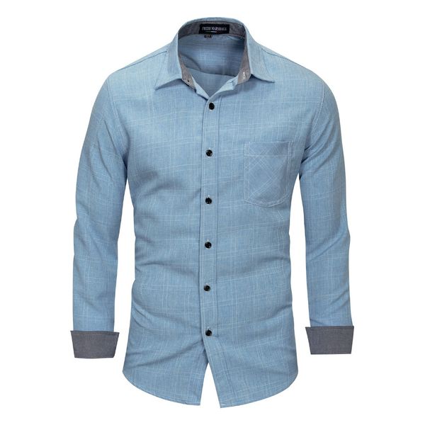 the man's shirtin 2018, casual shirtsthe boy's plaid shirtcoon and linen materialsky lue, White;black
the man's shirtin 2018, casual shirtsthe boy's plaid shirtcoon and linen materialsky lue, White;black