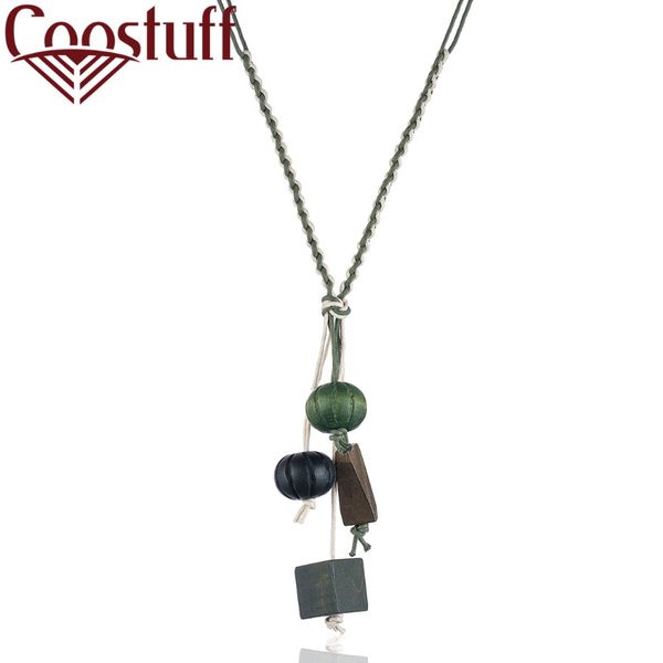beautiful handmade braid rope women jewelry long necklace chokers green wood beads pendant collares mujer kolye bijoux femme, Silver
beautiful handmade braid rope women jewelry long necklace chokers green wood beads pendant collares mujer kolye bijoux femme, Silver