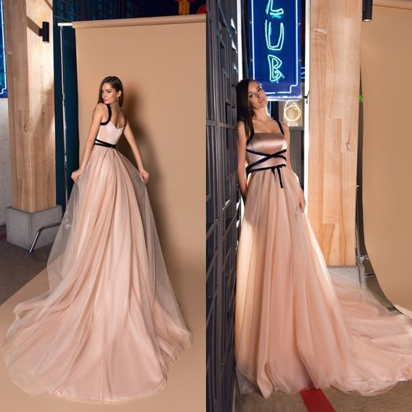 simple elegant a line evening dresses velvet strap with bow peplum sweep train red carpet dress evening gowns, Black;red
simple elegant a line evening dresses velvet strap with bow peplum sweep train red carpet dress evening gowns, Black;red
