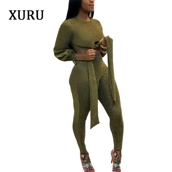xuru autumn and winter long-sleeved jumpsuit flash elastic bow tie jumpsuit two-piece shirt + pencil pants casual wear, Black;white
xuru autumn and winter long-sleeved jumpsuit flash elastic bow tie jumpsuit two-piece shirt + pencil pants casual wear, Black;white
