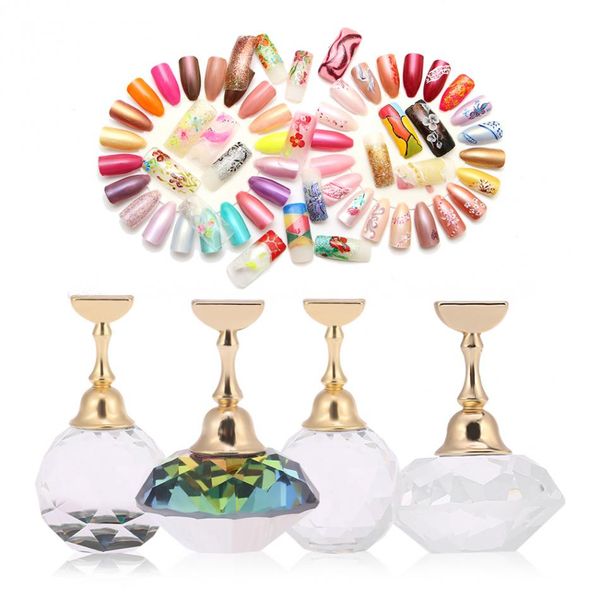 4 types crystal magnetic nail tip practice stand base + 5pcs alloy holder false nail art display stand diy manicure tool, Silver
4 types crystal magnetic nail tip practice stand base + 5pcs alloy holder false nail art display stand diy manicure tool, Silver