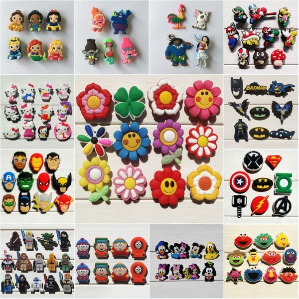 4-14pcs mario avenger flower hero cartoon pvc shoe buckle shoe charm fit croc shoes&wristbands accessories kid gift party favors
4-14pcs mario avenger flower hero cartoon pvc shoe buckle shoe charm fit croc shoes&wristbands accessories kid gift party favors