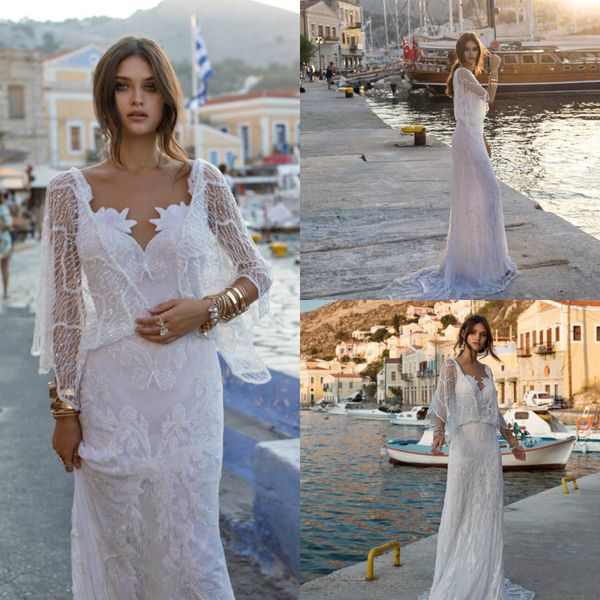 lian rokman 2019 mermaid wedding dresses with wrap jacket sweep train sequins custom made beach wedding dress plus size robe de mariée, White
lian rokman 2019 mermaid wedding dresses with wrap jacket sweep train sequins custom made beach wedding dress plus size robe de mariée, White