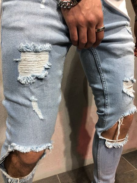 explosion models europe and europe hole cowboy elastic foot zipper fashion men's jeans new jeans 2008, Blue
explosion models europe and europe hole cowboy elastic foot zipper fashion men's jeans new jeans 2008, Blue
