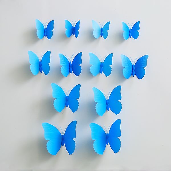 2sets (24pcs.) creative sky blue pvc butterfly wall stickers diy home decoration removable 3d wall butterfly sticker
2sets (24pcs.) creative sky blue pvc butterfly wall stickers diy home decoration removable 3d wall butterfly sticker