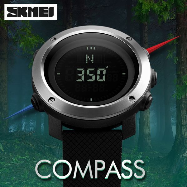 skmei outdoor hiking sports compass watches waterproof countdown multifunction digital wrist watch stainless steel men's watches, Slivery;brown
skmei outdoor hiking sports compass watches waterproof countdown multifunction digital wrist watch stainless steel men's watches, Slivery;brown