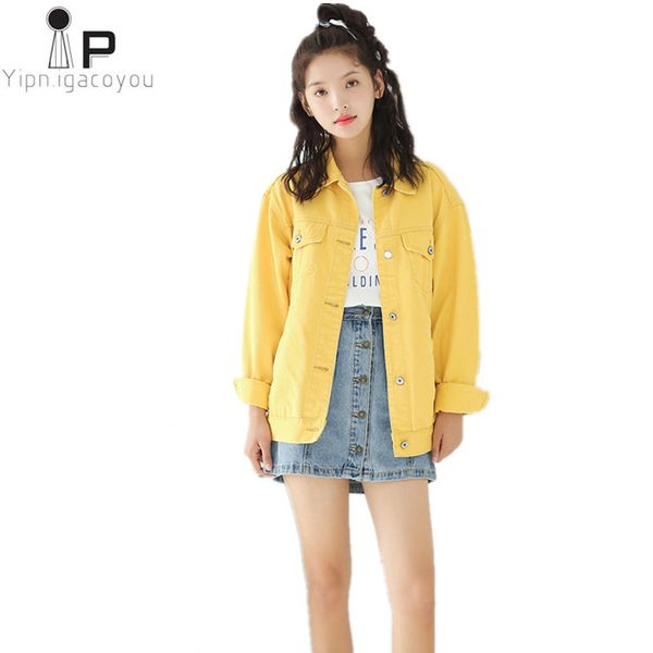 autumn vintage short denim jacket women 2018 korean fashion beslim yellow jeans women coats harajuku casual female jacket, Black;brown
autumn vintage short denim jacket women 2018 korean fashion beslim yellow jeans women coats harajuku casual female jacket, Black;brown