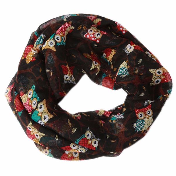 women lovely owl print ring scarves fashion winter infinity scarf snood for women echarpe foulard femme, Blue;gray
women lovely owl print ring scarves fashion winter infinity scarf snood for women echarpe foulard femme, Blue;gray