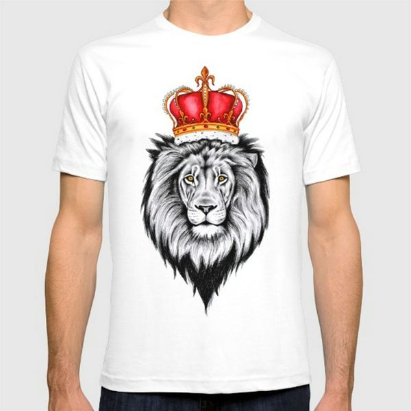 new fashion lion king printing cotton o neck mens short sleeve mens tshirt male tees wholesale, White;black
new fashion lion king printing cotton o neck mens short sleeve mens tshirt male tees wholesale, White;black