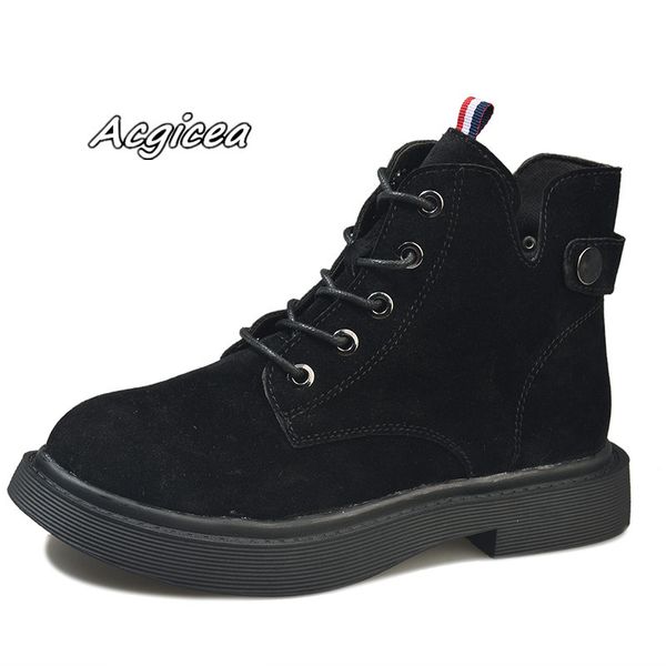 2018 winter fashion comfortable warm boots wild new women's solid color round head shallow mouth boots q37, Black
2018 winter fashion comfortable warm boots wild new women's solid color round head shallow mouth boots q37, Black