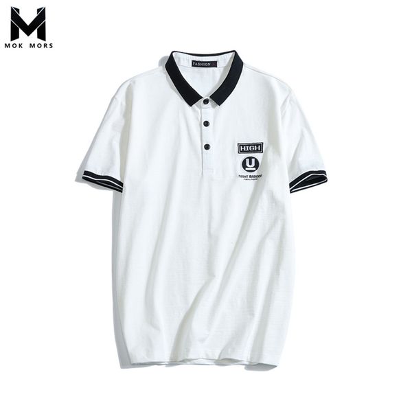 2018 summer new style men's casual fashion brand shirt english letter pattern embroidery lapel short sleeve shirt men, White;black
2018 summer new style men's casual fashion brand shirt english letter pattern embroidery lapel short sleeve shirt men, White;black