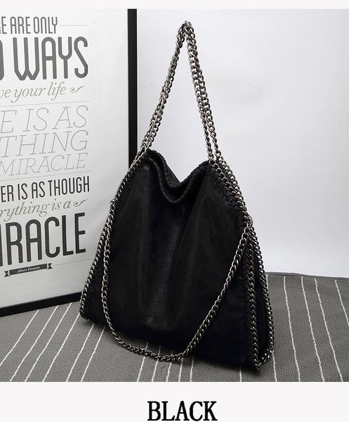 Women Crossbody Bags PU leather Shoulder Bag stella 3 silver chains Bolso Socialite Tote Fashion Sac A Main Lady Torba
Women Crossbody Bags PU leather Shoulder Bag stella 3 silver chains Bolso Socialite Tote Fashion Sac A Main Lady Torba