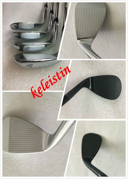 

new keleistin silver wedges silver tit brand man spin milled golf wedge golf clubs 50"/52"/54"/56"/58"/60" degree steel shaft