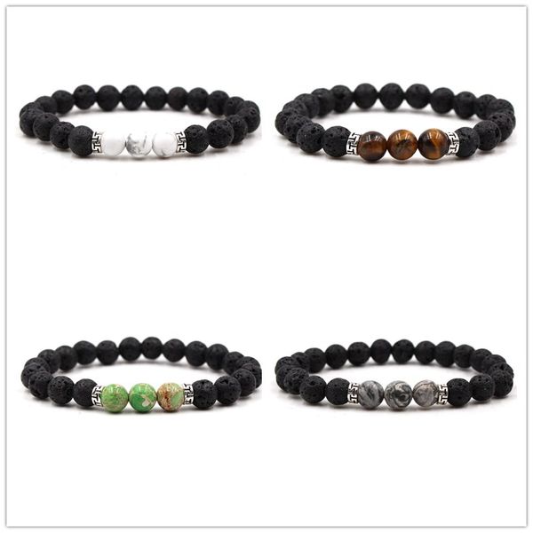 natural black lava stone tiger's eye turquoise beads bracelet essential oil perfume diffuser bracelet for women men
natural black lava stone tiger's eye turquoise beads bracelet essential oil perfume diffuser bracelet for women men