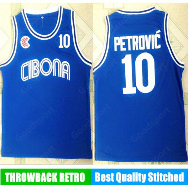 0 cibona drazen petrovic jersey mens basketball jersey retro white vintage stitched shirt classic blue 19 sr sy, Black;red
0 cibona drazen petrovic jersey mens basketball jersey retro white vintage stitched shirt classic blue 19 sr sy, Black;red