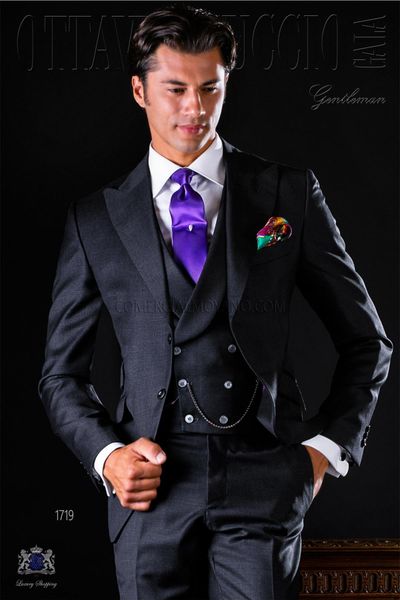 handsome groomsmen peak lapel groom tuxedos black men suits wedding/prom man blazer ( jacket+ pants+ vest+ tie ) m863, Black;gray
handsome groomsmen peak lapel groom tuxedos black men suits wedding/prom man blazer ( jacket+ pants+ vest+ tie ) m863, Black;gray