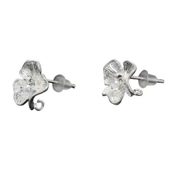 mjartoria 10pcs silver color earring posts beautiful flower copper earring back 17x12mm(5/8"x4/8") diy fine jewelry findings, White
mjartoria 10pcs silver color earring posts beautiful flower copper earring back 17x12mm(5/8"x4/8") diy fine jewelry findings, White