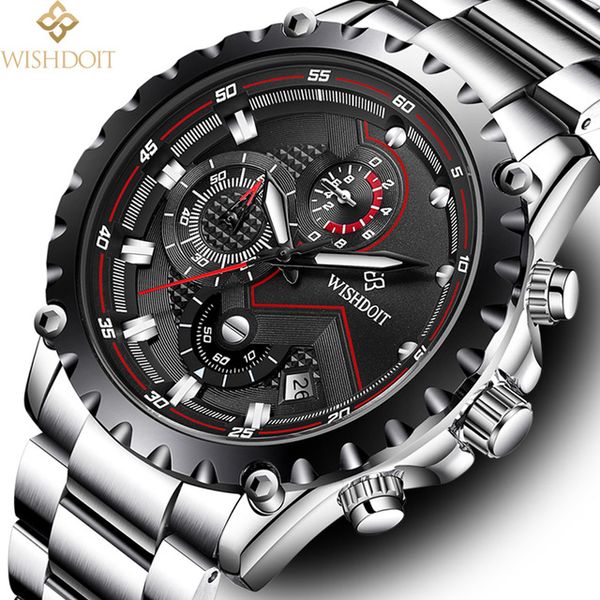 wishdoit watch men fashion sport quartz clock mens watches full steel business watch relogio masculino gift, Slivery;brown
wishdoit watch men fashion sport quartz clock mens watches full steel business watch relogio masculino gift, Slivery;brown