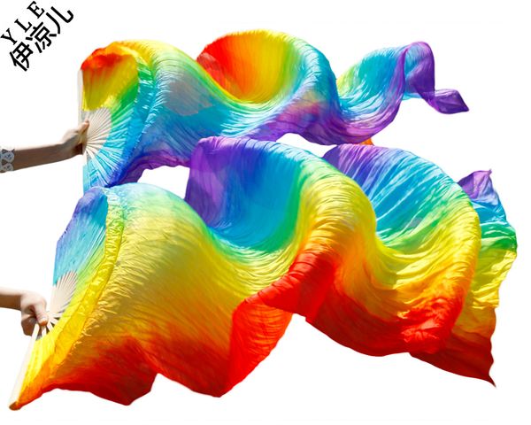 hits 2016 high selling handmade women quality silk belly dance fan dance 100% real silk veils 1 pair rainbow colors 180*90 cm, Black;red
hits 2016 high selling handmade women quality silk belly dance fan dance 100% real silk veils 1 pair rainbow colors 180*90 cm, Black;red
