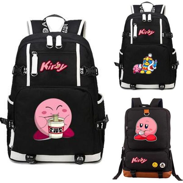 kirby of the stars backpack game bag zipper shoulder backpack anime messenger students school bag
kirby of the stars backpack game bag zipper shoulder backpack anime messenger students school bag